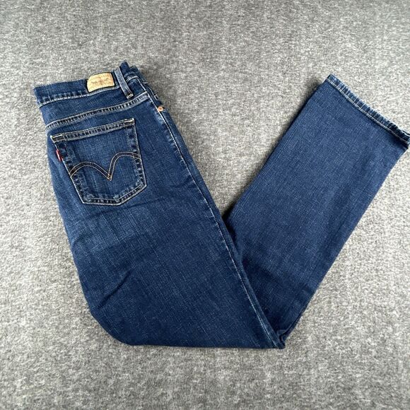 Levi's 550 Relaxed Bootcut Jeans Women's Sz 10M Regular Stretch 30x32 Blue Rider - Picture 2 of 10